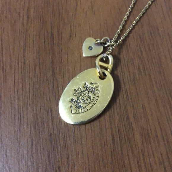 Juicy couture, gold dog tag necklace - Picture 4 of 4